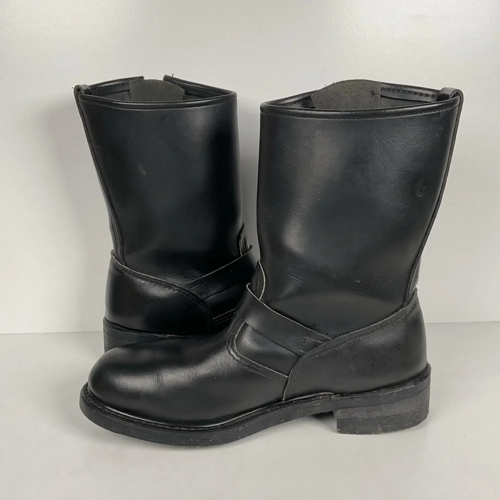 Vintage Brahma Steel Toe Engineer Boots | USA Made | Men’s 9